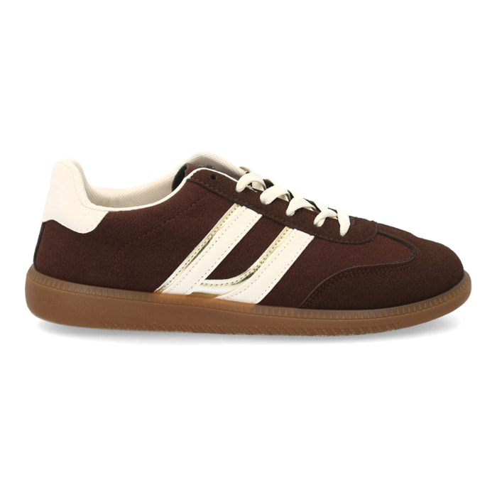 Zapatillas deportivas mujer casual efecto ante con cordones