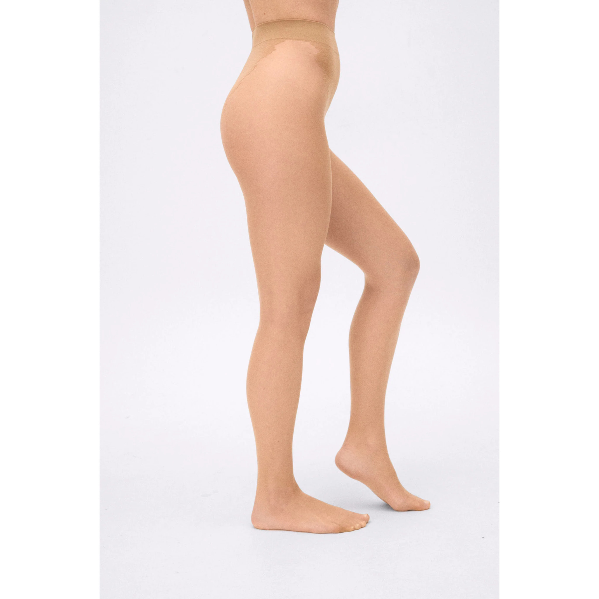 Collant donna Beige