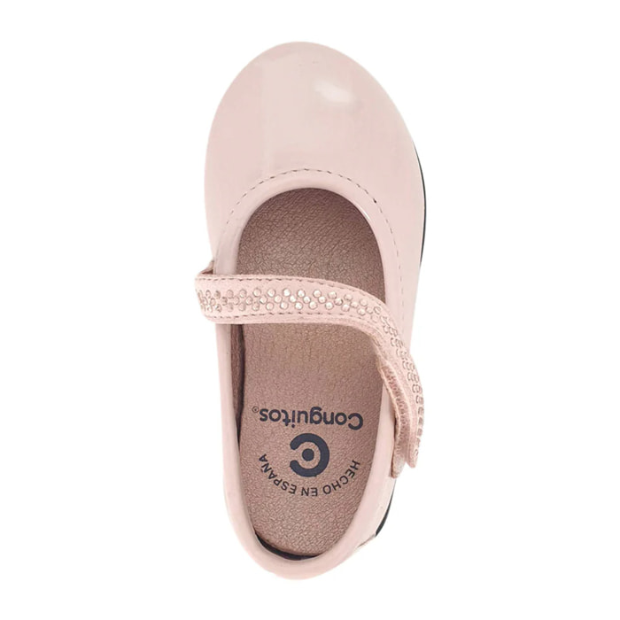 Bailarina con Cierre Adherente en Rosa