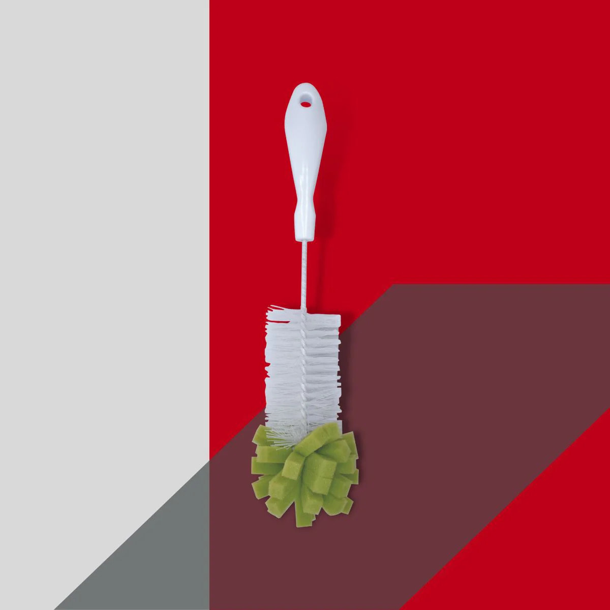 Goupillon pour bouteille avec embout éponge 30 cm Fackelmann Tecno