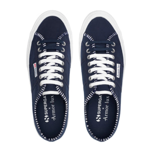 Le Superga Uomo Blu 2750 Og Cotton Embroidery Line