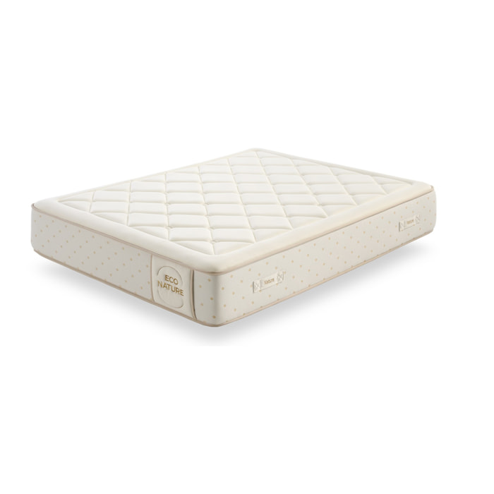 Matelas Ressorts Ensachés Eco Nature Spring, 30 cm, 2 places - Moonia