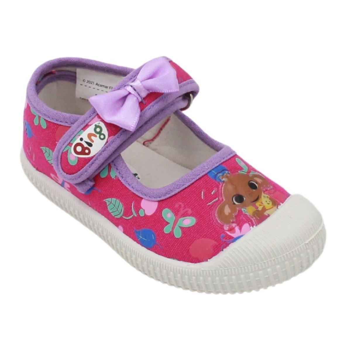 Scarpe in Tela Ballerine Bing Sula Lei Easy Shoes Fuxia