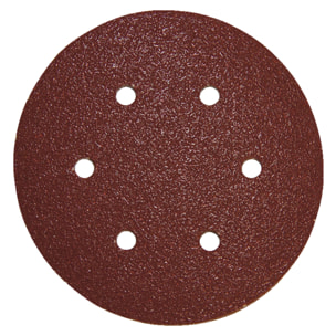 Disques abrasifs Ø 150 mm auto-agrippant 6 trous (bois/métal) G 80 - MAKITA - bte de 10 - P-37502