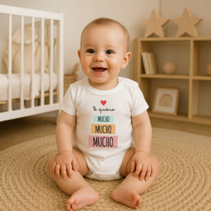 Body bebé personalizado frases algodón