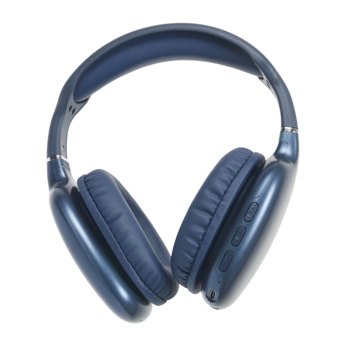Casque sans fil - BE MIX - Design Épuré - Confort d'Écoute - Bleu