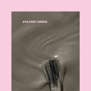 Vernis semi-permanent - 115 Army Green - 15 ml