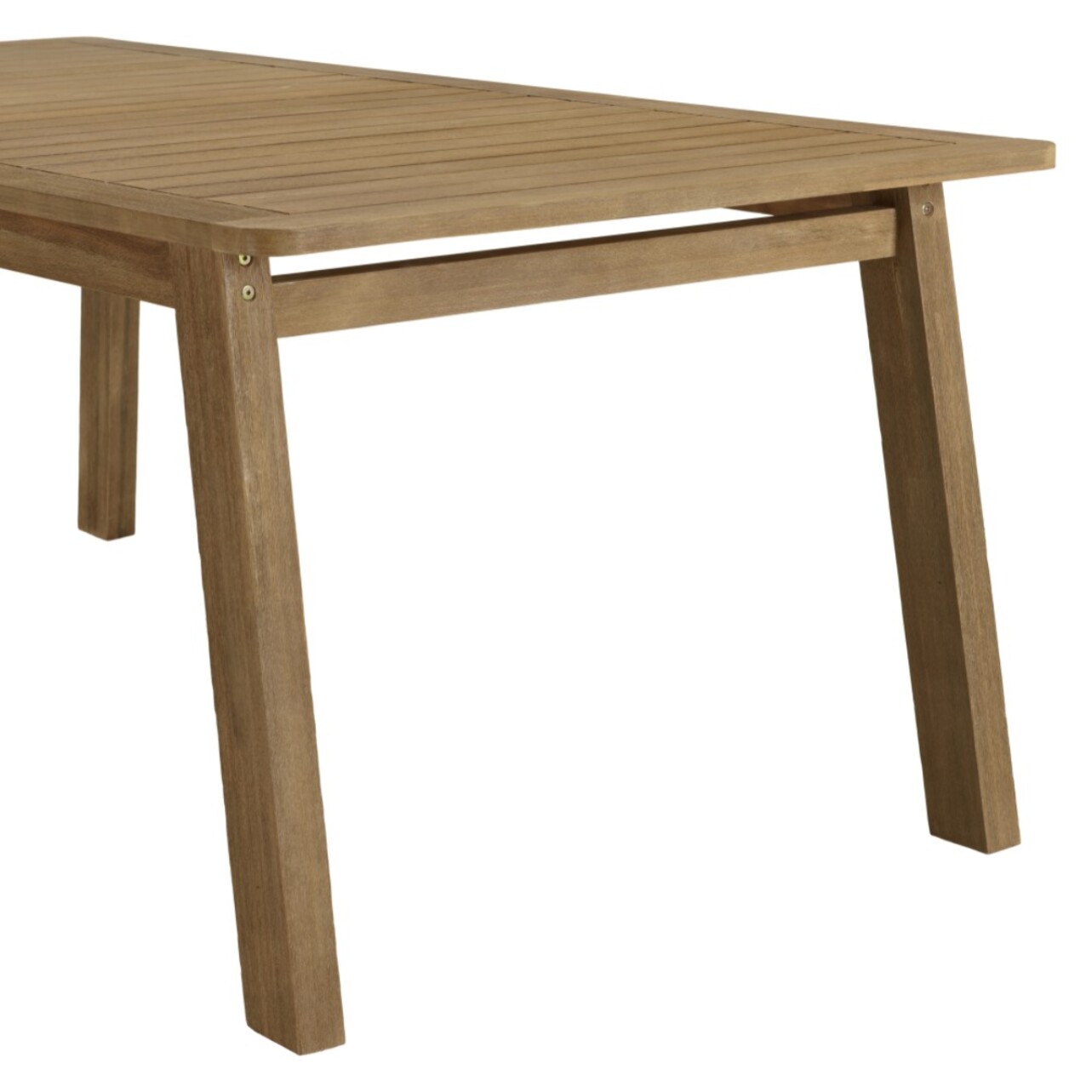 CELESTIN - Salon de jardin bois acacia/cordage synth. beige 6 pers.