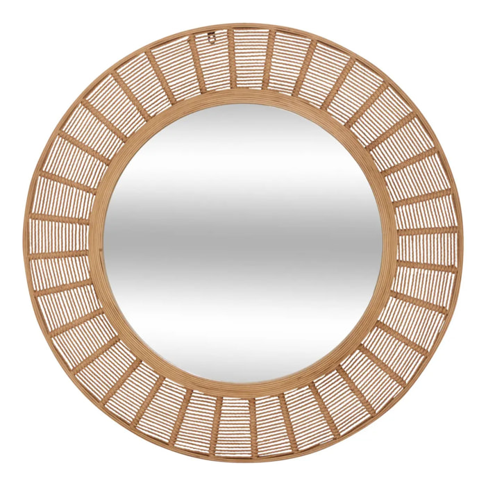 Miroir Zelie D91cm marron