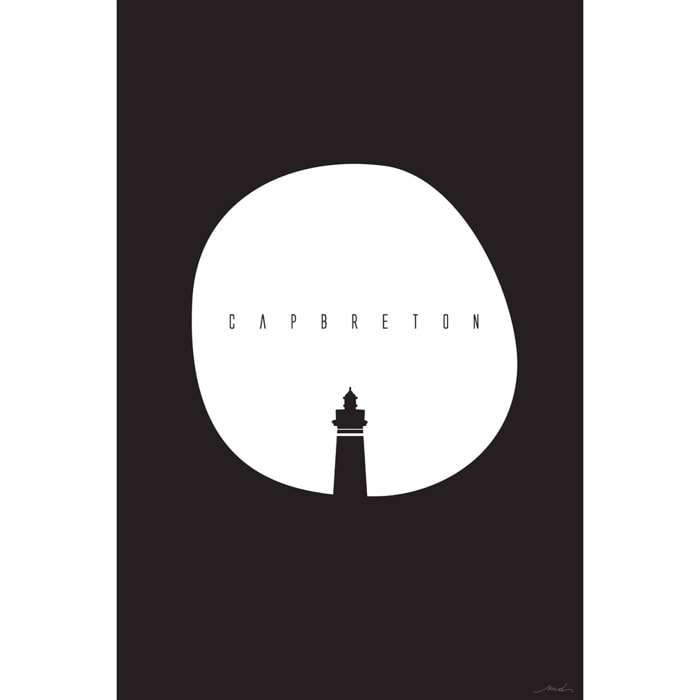 Tableau minimal capbreton Tableau alu Dibond