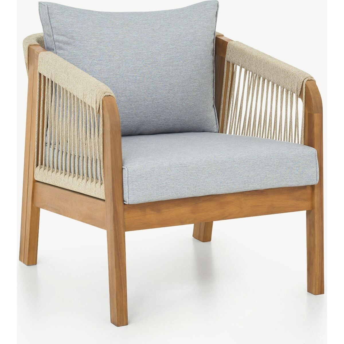 Salon de jardin 4 places en bois FSC - SYMI