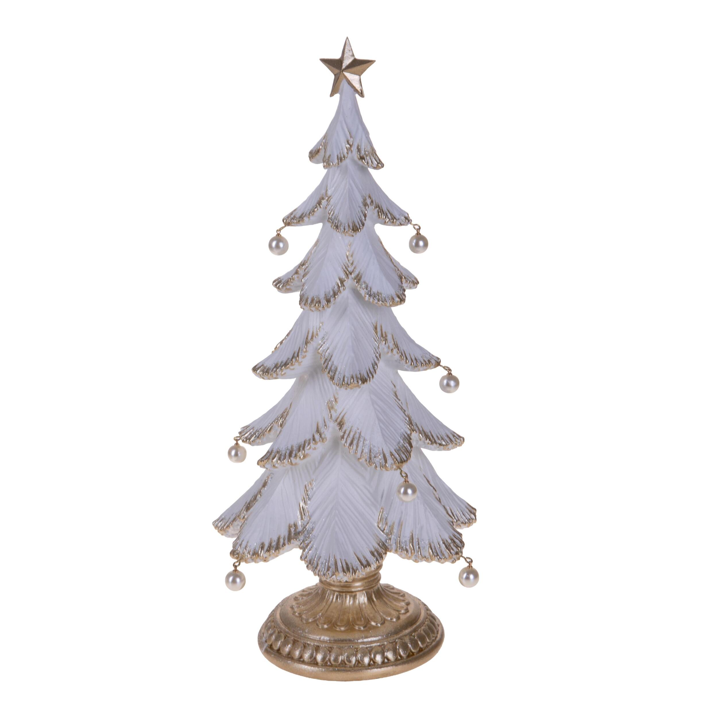 Albero natale con perle - Pezzi 1 - BIANCO - Bianchi Dino SpA