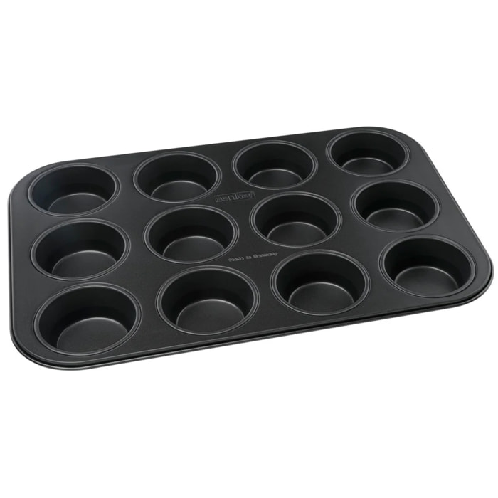 Moule à muffins 12 empreintes 38 x 26 cm Zenker Black Metallic