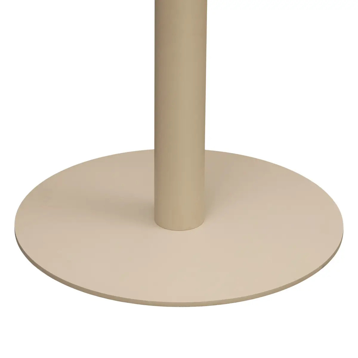 Table de bar Voluto ronde D.70cm beige