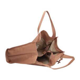Borsa a spalla da donna - Modello Aelia - Vera pelle - 40.0 x 36.0 x 12.0 cm