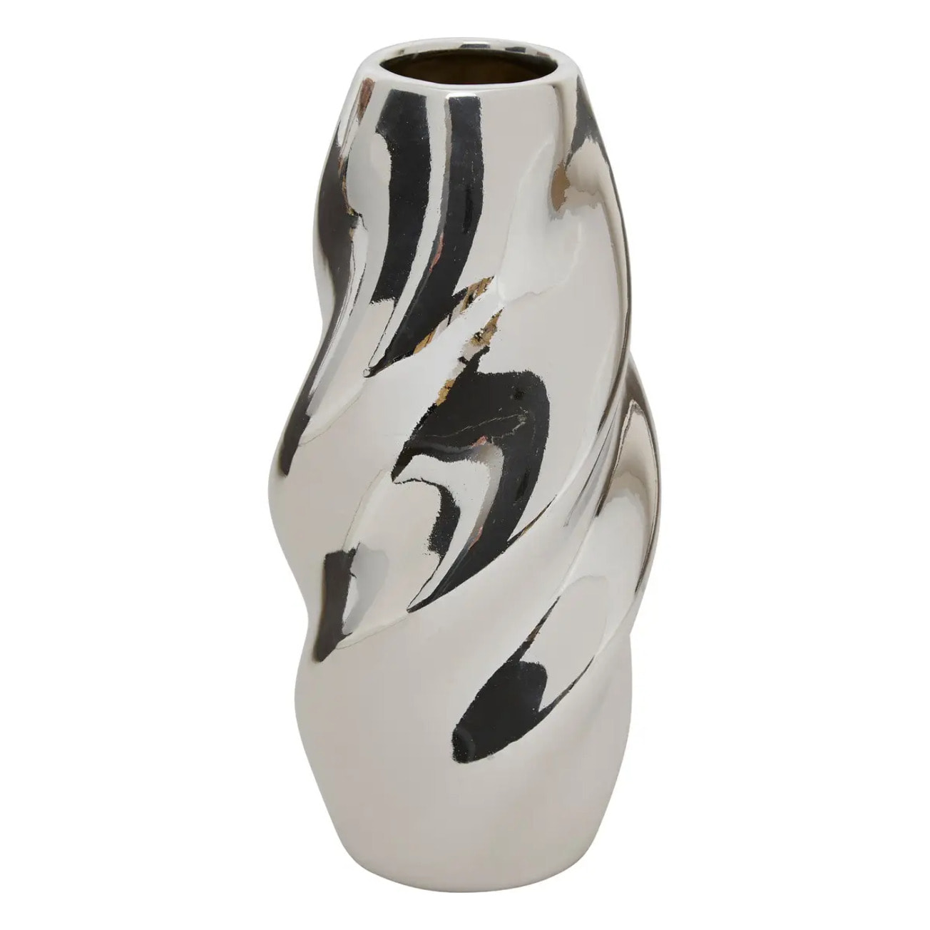 Vase Sky argent H21,5cm