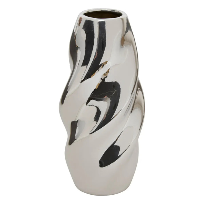 Vase Sky argent H21,5cm