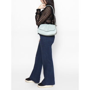 Borsa a spalla da donna In Vera pelle Made in Italy 30,5x19,5x9 cm