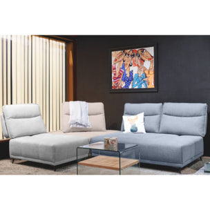 Pouf de canapé modulable à composer en tissu - BORA