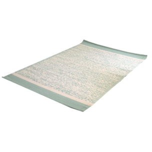 Tappeto Vacchetti in poliestere spigato verde cm60x180x0.6