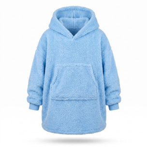 Felpa coperta bambini in poliestere - Azzurro