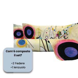 PARURE LETTO SOGNI D'AUTORE, Stampa Digitale, 100% Cotone - 61