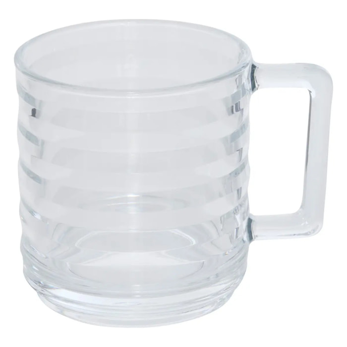 Lot de 6 Mug Donuts transparent 32cl