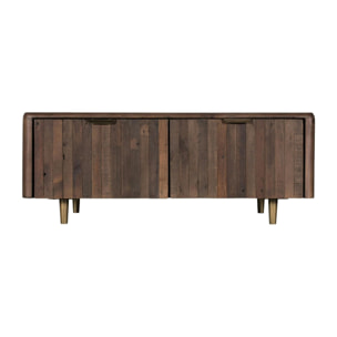 Table basse bois recyclé brun QUEENSTOWN