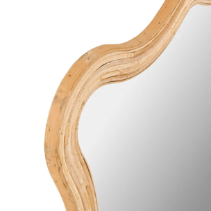 Miroir mural Maggie beige 100x70cm