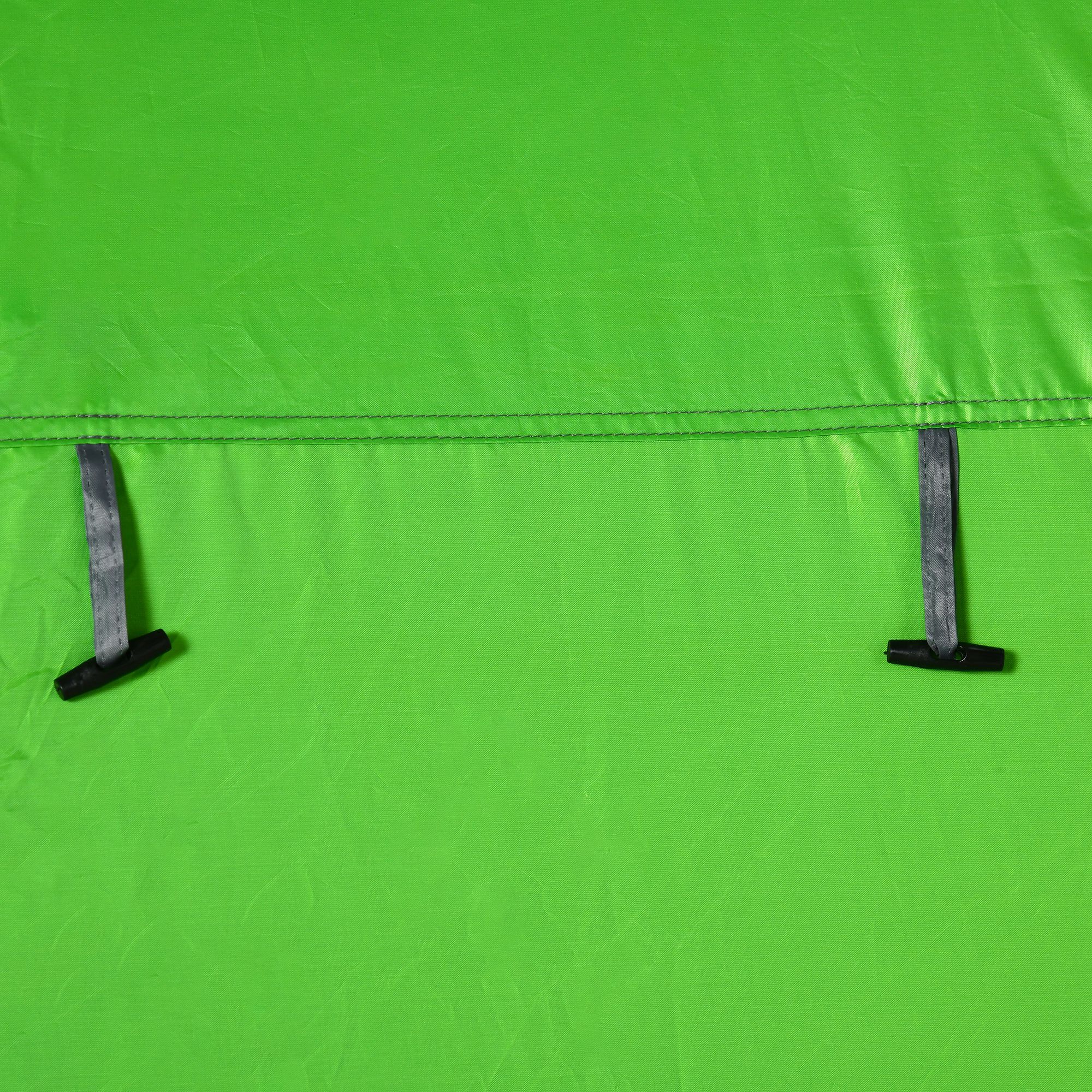 Tienda de Ducha Instantánea Tienda de Privacidad Portátil con 1 Gancho Bolsillo Bolsa de Transporte y UV 20+ para Baño Vestuario Cambiador Inodoro 126x124x189 cm Verde