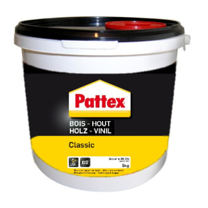 Colle à bois Classic PATTEX - seau de 5 kg - 1419249