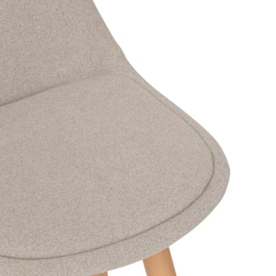 Tabouret de bar "Maxon" beige H92,5cm