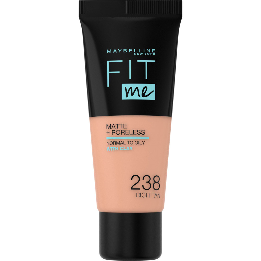 Maybelline New York Fit Me! Matte + Poreless Fond de teint 238 BRONZE DORÉ 30 MLT