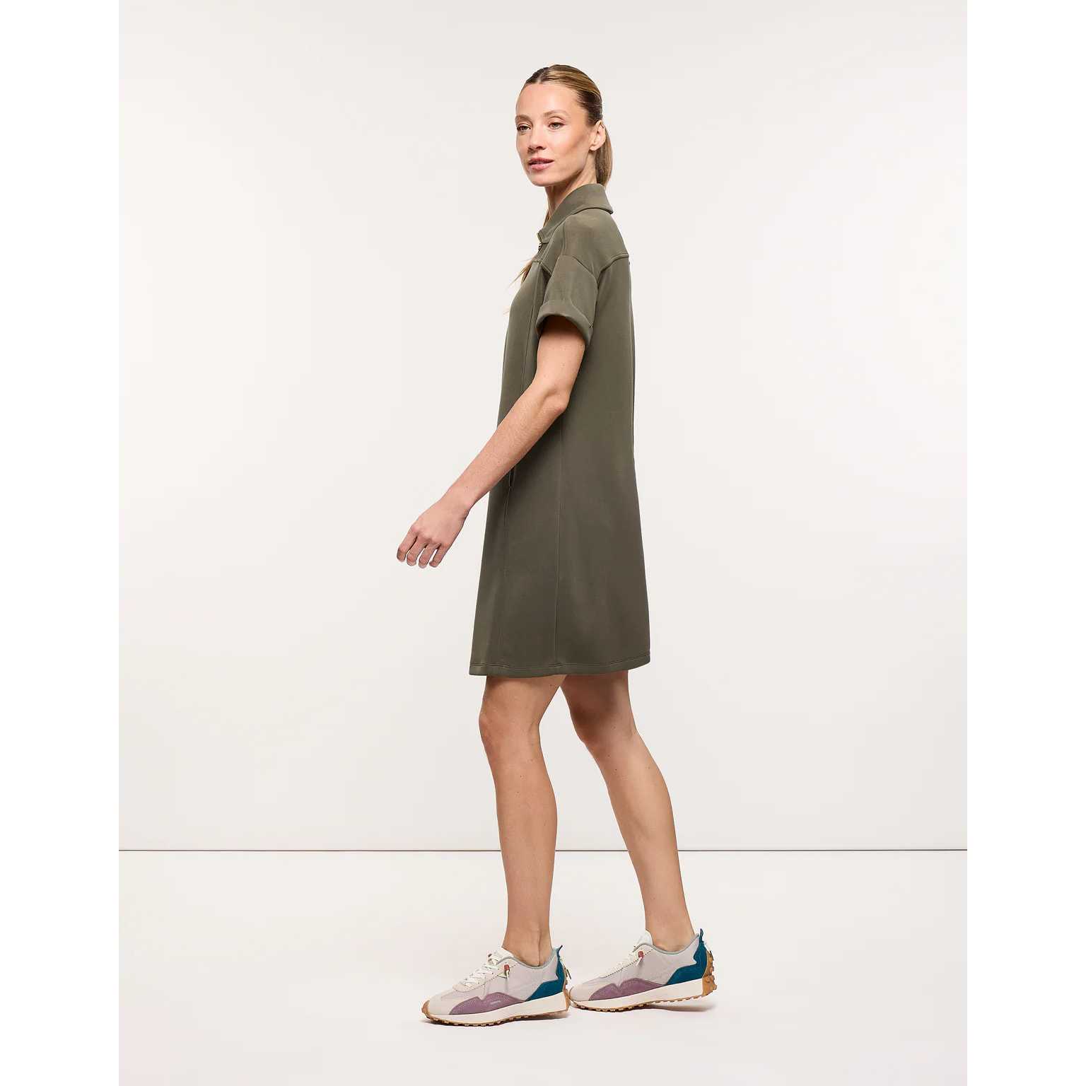 Vestido Corto Caqui - Elika