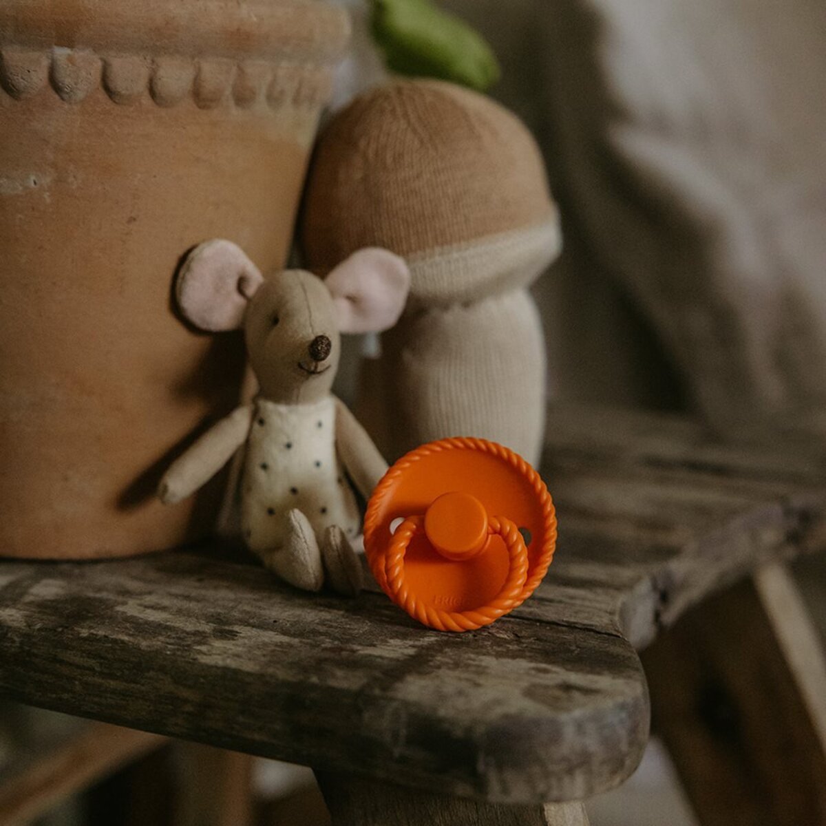 Frigg Pack 2 Chupetes Block Silicona Rope