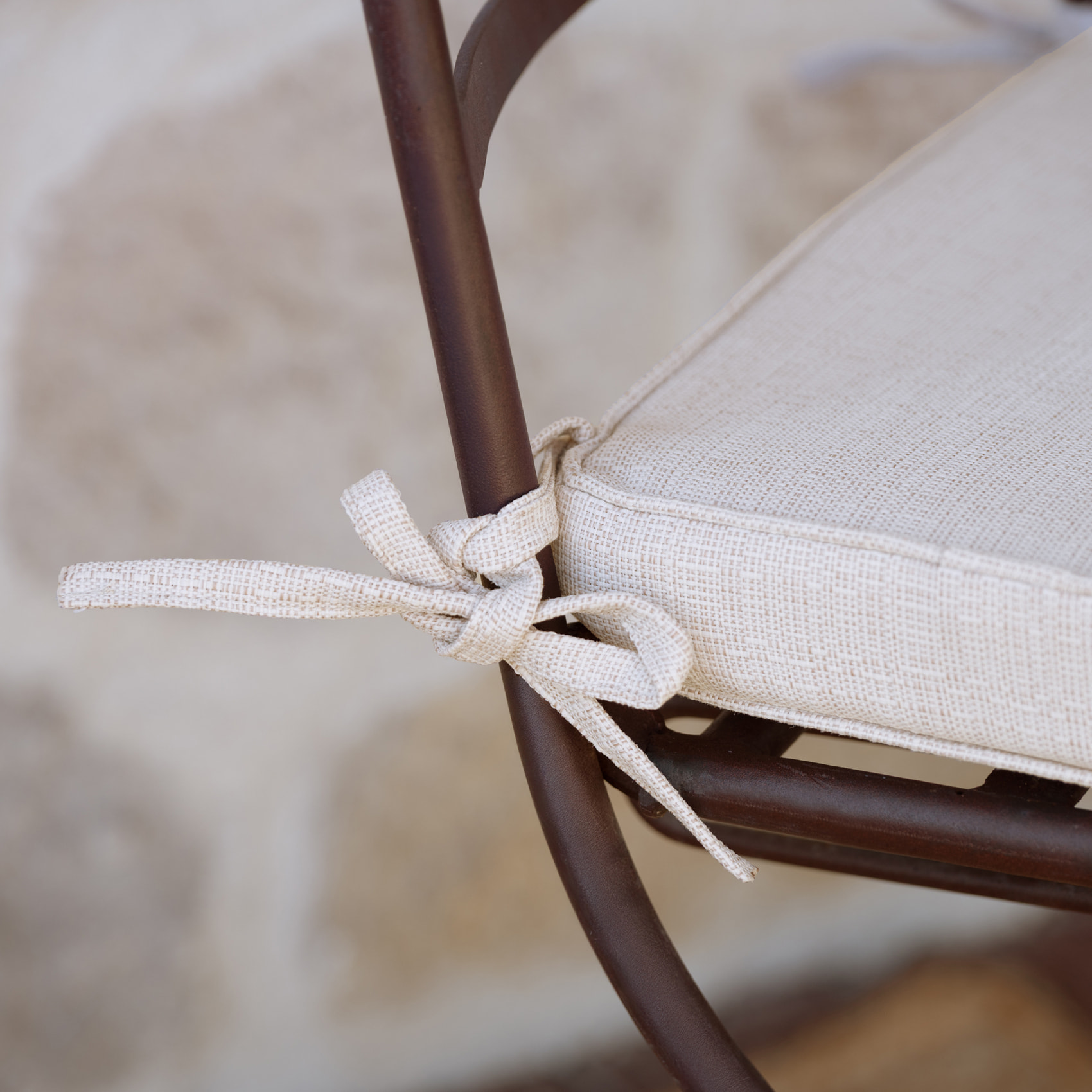 Galette de chaise extérieur haute résistance FERRET - Naturel