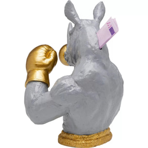 Tirelire rhino boxeur Kare Design