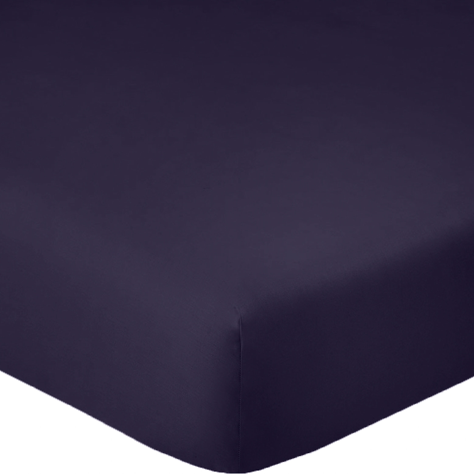 Drap Housse 100% Coton - Bonnet 35cm 100% Coton 57fils Bleu Imperial