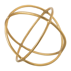 J-Line décoration Boule Sculpture - aluminium - or - large