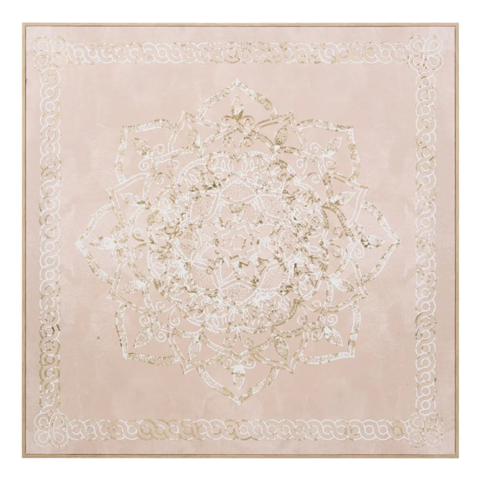 Toile Rosita 70x70cm marron
