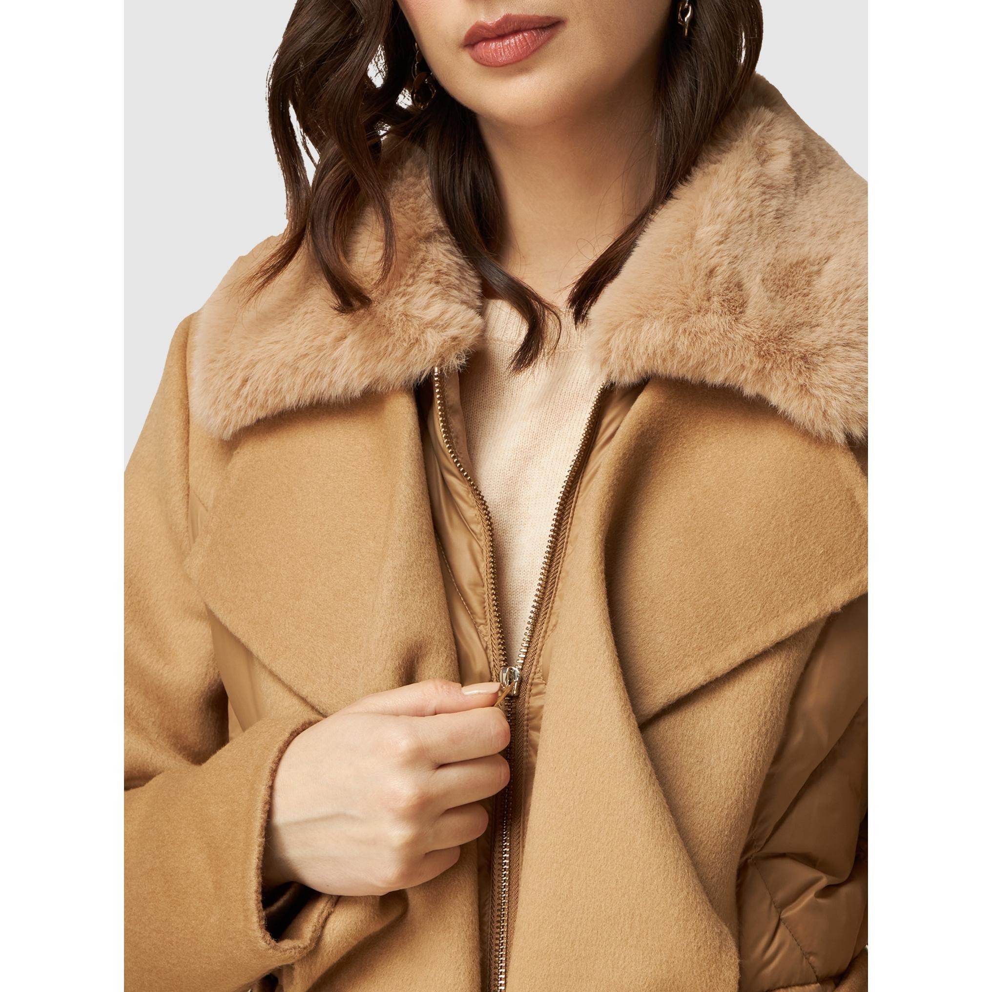 Oltre - Cappotto con parti imbottite - Beige