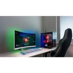 Ecran PC Gamer PHILIPS Evnia 34M2C5501A 34" Incurvé WQHD 180Hz Fast VA HDR 400 HDMI 2.1 Ambiglow