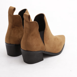 TRONCHETTO TEXANO ELASTICI TABACCO