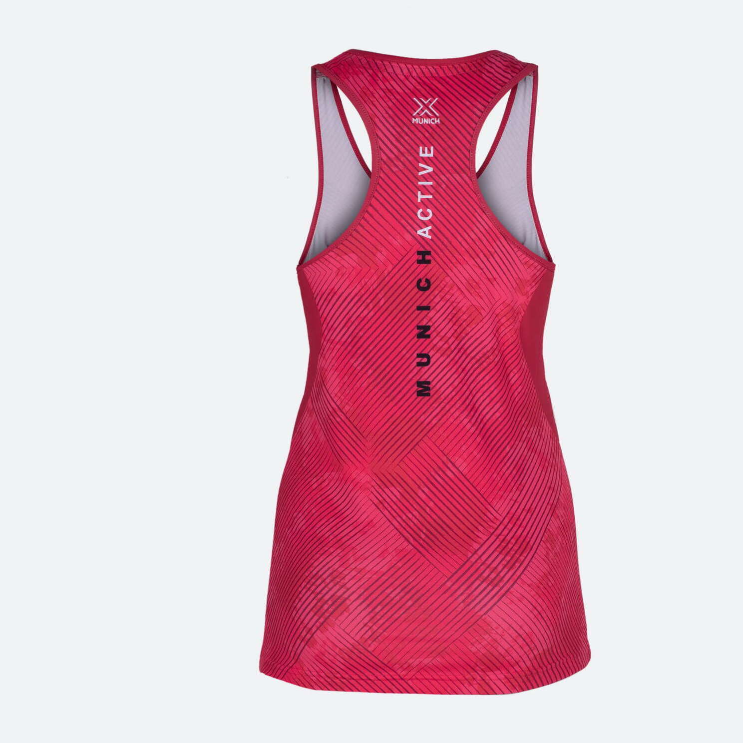 Camiseta sin mangas MUNICH Top Club de poliéster-elastano rosa