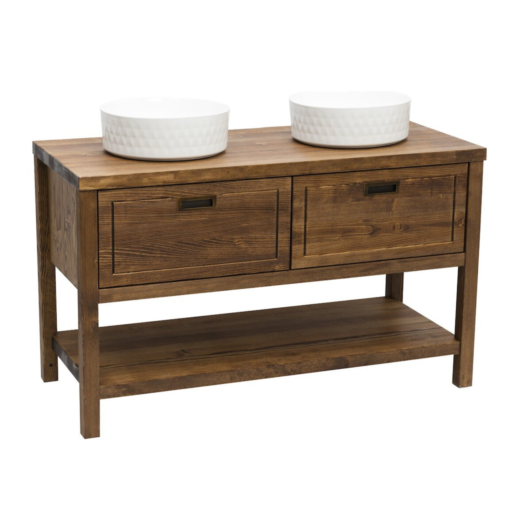 lot de 6 vasques à poser Infinitio 36 x 36 x 12 cm sans trop-plein, blanc brillant (SATINF3636-GVP06)