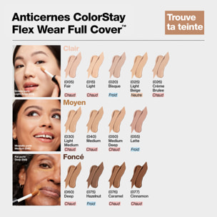 Colorstay Flex Wear Full Cover™ - Anticernes 100% Couvrant et Confortable