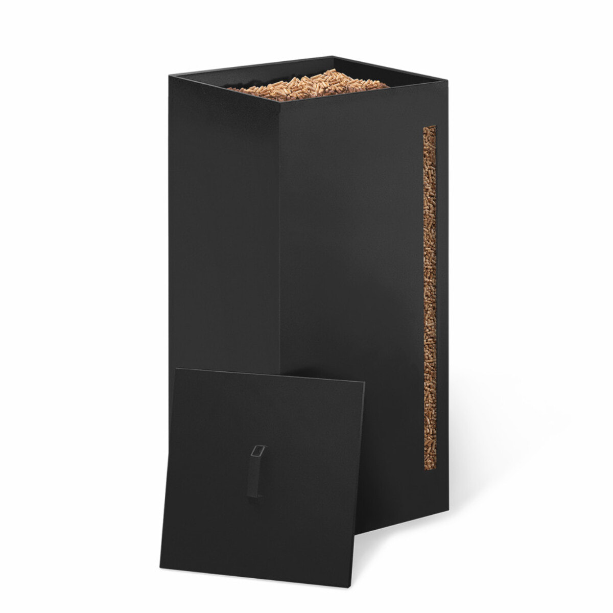 Réservoir à granules et pellets noir 55kg