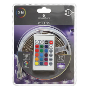 Ruban LED multicolore L300cm
