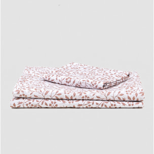 Set di lenzuola in cotone 100% osaka rosa keike