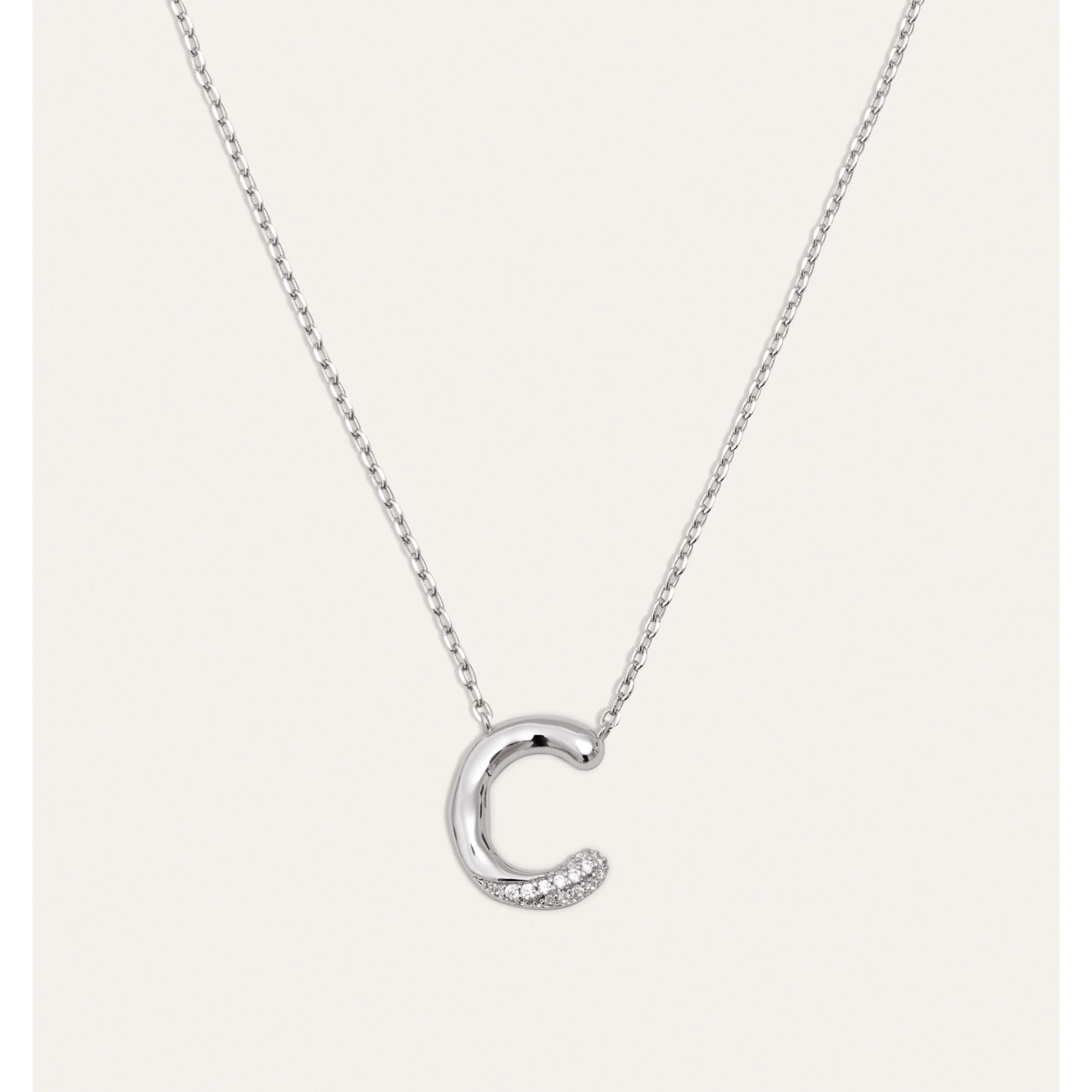 Collar Personalizado Letter Brillante